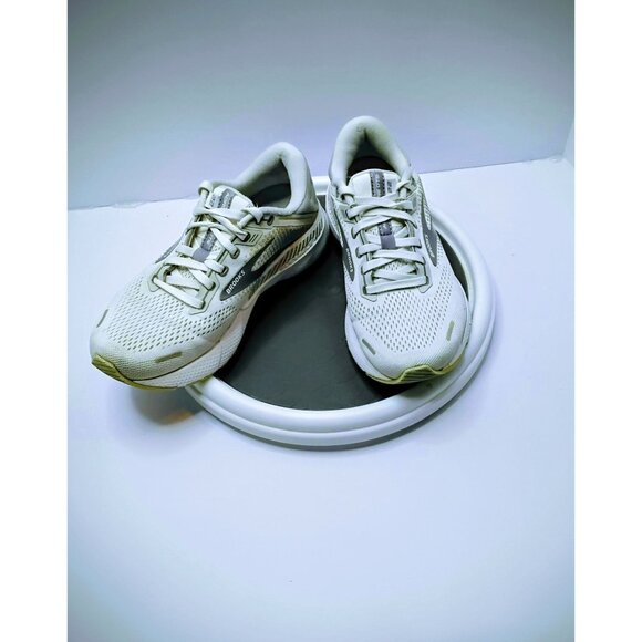 Brooks Womens Adrenaline GTS 22 Running Shoes Size 7 White Mesh Lace-Up Athletic - Picture 2 of 7